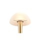 Trio-R59561108 - Canaria - Matt Brass Touch Table Lamp with White Glass