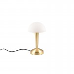 Canaria - Matt Brass Touch Table Lamp with White Glass Canaria - Matt Brass Touch Table Lamp with White Glass