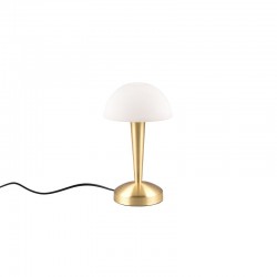 Canaria - Matt Brass Touch Table Lamp with White Glass Canaria - Matt Brass Touch Table Lamp with White Glass