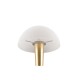 Trio-R59561108 - Canaria - Matt Brass Touch Table Lamp with White Glass