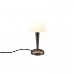 Canaria - Black Chrome Touch Table Lamp with White Glass Canaria - Black Chrome Touch Table Lamp with White Glass