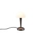 - Canaria - Black Chrome Touch Table Lamp with White Glass Trio-R59561120 - Canaria - Black Chrome Touch Table Lamp with White Glass