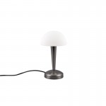 Canaria - Black Chrome Touch Table Lamp with White Glass Canaria - Black Chrome Touch Table Lamp with White Glass