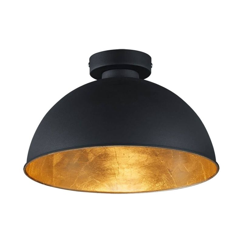 - Jimmy - Black & Gold Ceiling Lamp Trio-R60121002 - Jimmy - Black & Gold Ceiling Lamp