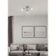 - Antibes - Matt Nickel 3 Spotlights with Alabaster Glass Trio-R60173007 - Antibes - Matt Nickel 3 Spotlights with Alabaster Glass