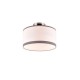 - Davos - Chrome 2 Light Ceiling Lamp with White Shade Trio-R61552006 - Davos - Chrome 2 Light Ceiling Lamp with White Shade