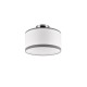 - Davos - Chrome 2 Light Ceiling Lamp with White Shade Trio-R61552006 - Davos - Chrome 2 Light Ceiling Lamp with White Shade