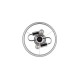 - Davos - Chrome 2 Light Ceiling Lamp with White Shade Trio-R61552006 - Davos - Chrome 2 Light Ceiling Lamp with White Shade