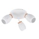 Trio-R61573331 - Bidar - White 3 Spotlight with Wood Accent