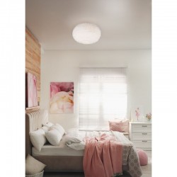 Furry - White 2 Light Ceiling Lamp with White Synthetic Plush Ø 50 cm Furry - White 2 Light Ceiling Lamp with White Synthetic Plush Ø 50 cm