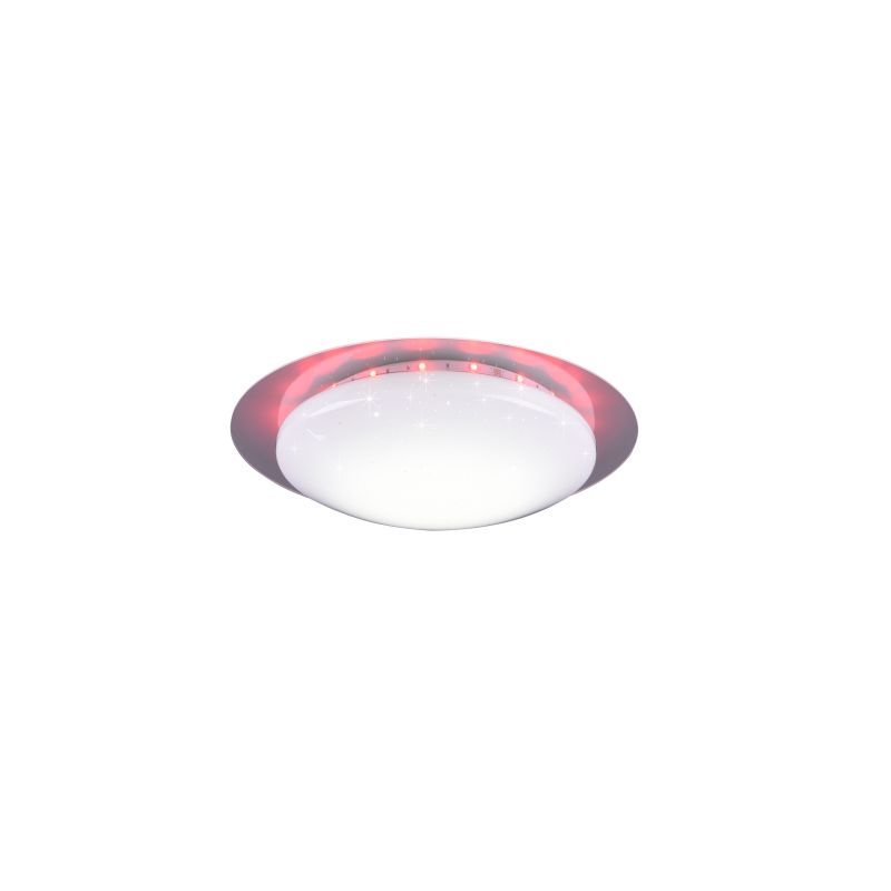 Trio-R62093500 - Bilbo - White RGBW Ceiling Lamp with Remote Control