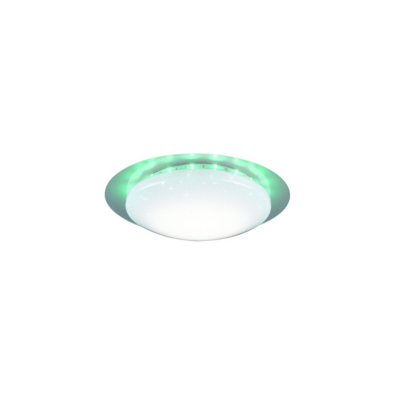 Trio-R62093500 - Bilbo - White RGBW Ceiling Lamp with Remote Control