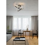 Meo - Black LED Semi Flush 3000K Meo - Black LED Semi Flush 3000K