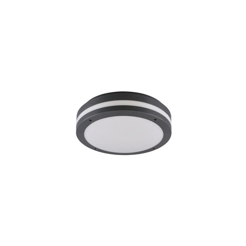 - Kendal - Anthracite LED Ceiling Lamp with White Diffuser IP54 Trio-R62151142 - Kendal - Anthracite LED Ceiling Lamp with White Diffuser IP54