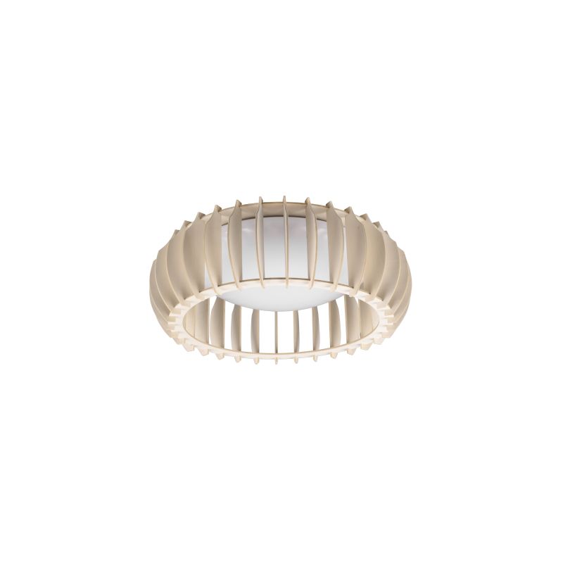 - Monte - Natural Wooden LED Flush with White Diffuser Trio-R62171130 - Monte - Natural Wooden LED Flush with White Diffuser