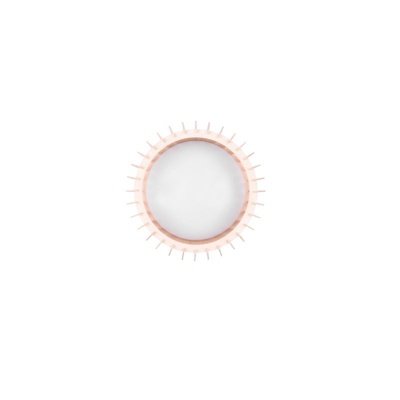- Monte - Natural Wooden LED Flush with White Diffuser Trio-R62171130 - Monte - Natural Wooden LED Flush with White Diffuser