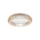 - Monte - Natural Wooden CCT Flush with White Diffuser Trio-R62171930 - Monte - Natural Wooden CCT Flush with White Diffuser