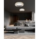 - Monte - Natural Wooden CCT Flush with White Diffuser Trio-R62171930 - Monte - Natural Wooden CCT Flush with White Diffuser