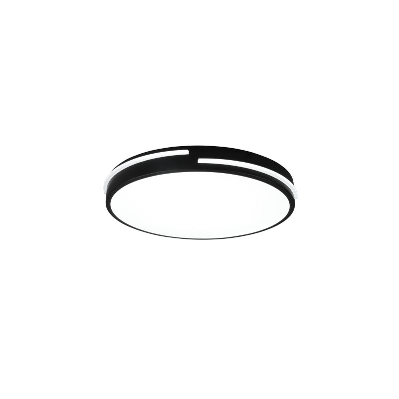Trio-R62241132 - Tacoma - Black & White CCT Ceiling Lamp with Remote Control Ø 40 cm