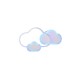 Trio-R62263131 - Cloudy - White RGBW Wall Lamp with Remote Control