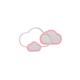 Trio-R62263131 - Cloudy - White RGBW Wall Lamp with Remote Control