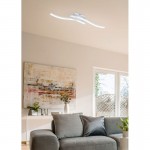 Route - Matt Black 2 Light LED Ceiling Lamp 4000K Route - Matt Black 2 Light LED Ceiling Lamp 4000K