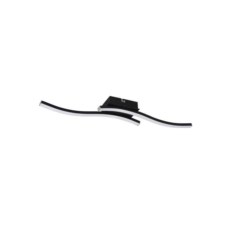 Ceiling Lights - Route - Matt Black 2 Light LED Ceiling Lamp 4000K Trio-R62472432 - Route - Matt Black 2 Light LED Ceiling Lamp 4000K