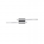 Route - Matt Black 2 Light LED Ceiling Lamp 4000K Route - Matt Black 2 Light LED Ceiling Lamp 4000K