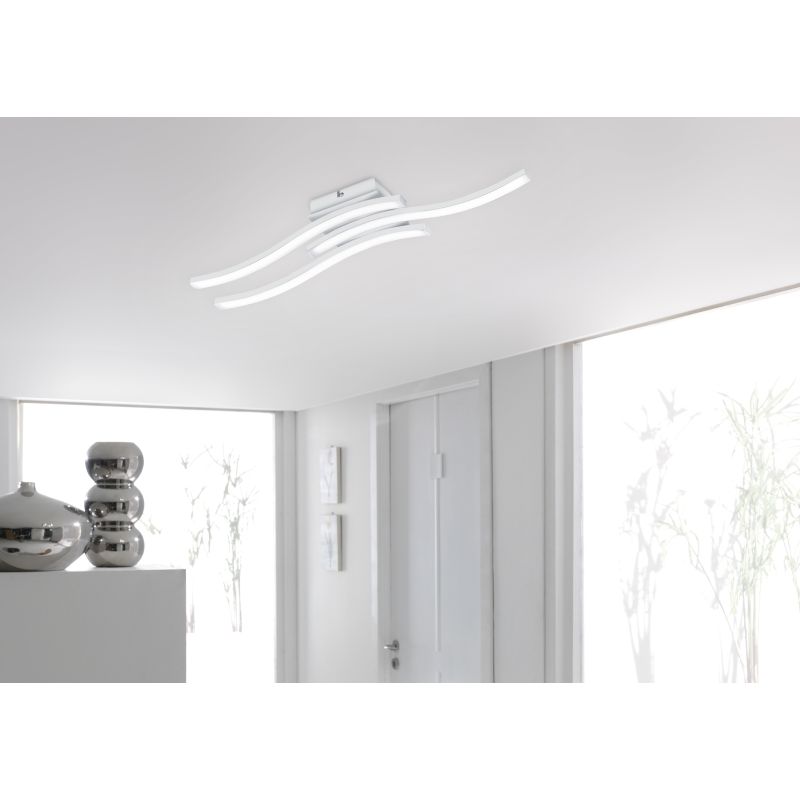 - Route - Matt Black 3 Light LED Ceiling Lamp 4000K Trio-R62473131 - Route - Matt Black 3 Light LED Ceiling Lamp 4000K