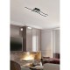 - Route - Matt Black 3 Light LED Ceiling Lamp 3000K Trio-R62473132 - Route - Matt Black 3 Light LED Ceiling Lamp 3000K