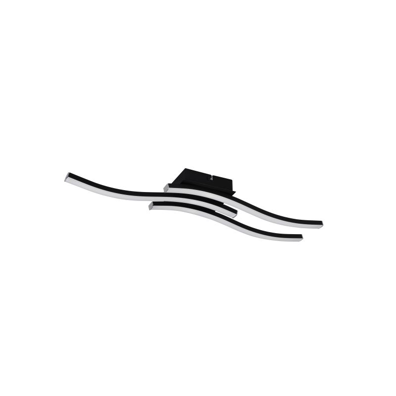 - Route - Matt Black 3 Light LED Ceiling Lamp 4000K Trio-R62473432 - Route - Matt Black 3 Light LED Ceiling Lamp 4000K