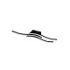 - Route - Matt Black 3 Light LED Ceiling Lamp 4000K Trio-R62473432 - Route - Matt Black 3 Light LED Ceiling Lamp 4000K