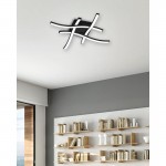 Route - Matt Black 4 Light LED Ceiling Lamp 3000K Route - Matt Black 4 Light LED Ceiling Lamp 3000K