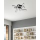 - Route - Matt Black 4 Light LED Ceiling Lamp 3000K Trio-R62474132 - Route - Matt Black 4 Light LED Ceiling Lamp 3000K