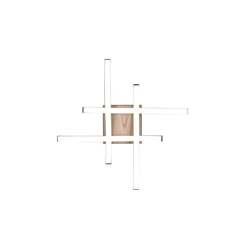 - Route - Black & Wooden 4 Light LED Ceiling Lamp 3000K Trio-R62474135 - Route - Black & Wooden 4 Light LED Ceiling Lamp 3000K