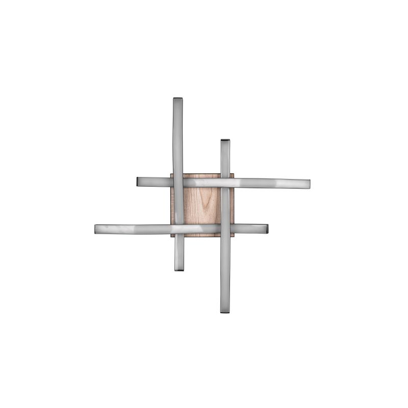 - Route - Black & Wooden 4 Light LED Ceiling Lamp 3000K Trio-R62474135 - Route - Black & Wooden 4 Light LED Ceiling Lamp 3000K