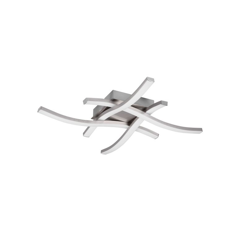 - Route - Matt Nickel 4 Light LED Ceiling Lamp 4000K Trio-R62474407 - Route - Matt Nickel 4 Light LED Ceiling Lamp 4000K