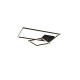 Ceiling Lights - Padella - Matt Black 2 Light Flush 3000K Trio-R62642132 - Padella - Matt Black 2 Light Flush 3000K