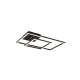 Ceiling Lights - Padella - Matt Black 2 Light Flush 3000K Trio-R62642132 - Padella - Matt Black 2 Light Flush 3000K