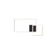 - Padella - Matt Black 2 Light Flush 4000K Trio-R62642432 - Padella - Matt Black 2 Light Flush 4000K