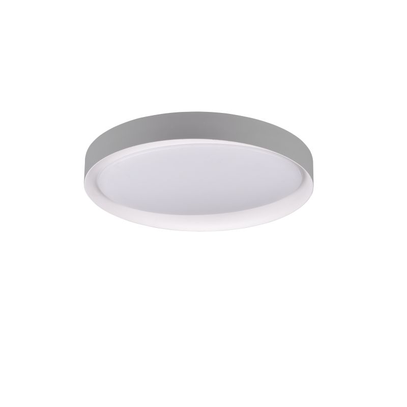 - Zeta - Grey CCT Ceiling Lamp with Remote Control Ø 48.5 cm Trio-R62712411 - Zeta - Grey CCT Ceiling Lamp with Remote Control Ø 48.5 cm