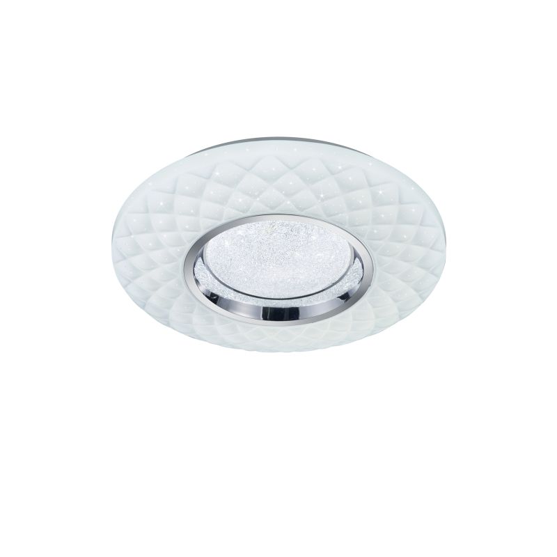 Trio-R62720101 - Magnolia - Starlight White & Chrome CCT Ceiling Lamp with Remote Control