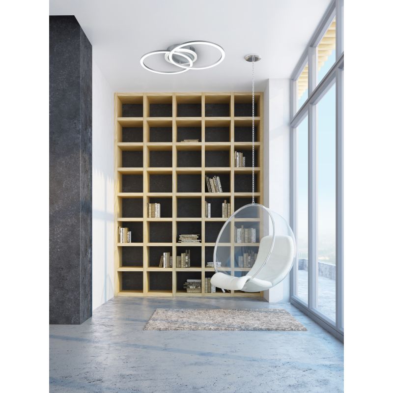 - Venida - Grey LED Ceiling Lamp 3000K Trio-R62783187 - Venida - Grey LED Ceiling Lamp 3000K