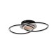 - Giro - Black & Wooden CCT Ceiling Lamp with Remote Control Trio-R62783635 - Giro - Black & Wooden CCT Ceiling Lamp with Remote Control