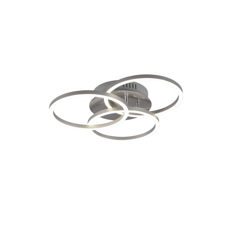 - Circle - Matt Nickel 3 Light CCT Ceiling Lamp with Remote Control Trio-R62823107 - Circle - Matt Nickel 3 Light CCT Ceiling Lamp with Remote Control