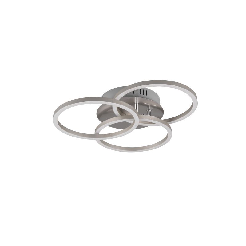 - Circle - Matt Nickel 3 Light CCT Ceiling Lamp with Remote Control Trio-R62823107 - Circle - Matt Nickel 3 Light CCT Ceiling Lamp with Remote Control