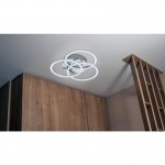 Circle - Matt Nickel 3 Light CCT Ceiling Lamp with Remote Control Circle - Matt Nickel 3 Light CCT Ceiling Lamp with Remote Control