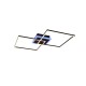 Trio-R62843132 - Arribo - Matt Black RGBW Ceiling Lamp with Remote Control