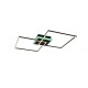 Trio-R62843132 - Arribo - Matt Black RGBW Ceiling Lamp with Remote Control