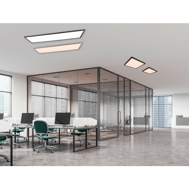 - Gamma - White & Black CCT Ceiling Lamp Trio-R62861232 - Gamma - White & Black CCT Ceiling Lamp